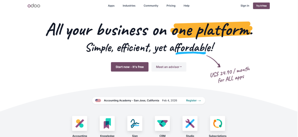 Odoo total cost of ownership breakdown